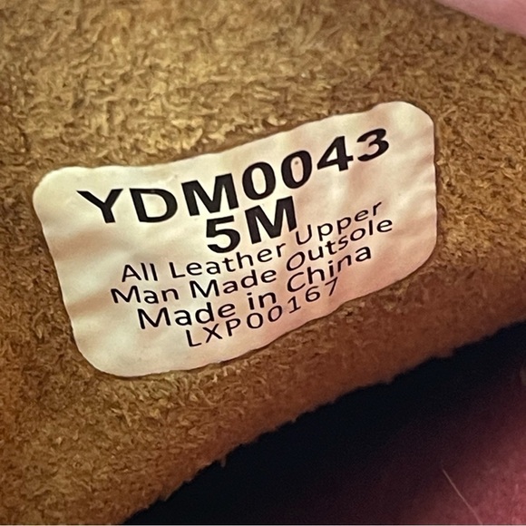 Twisted X Leather Boat Mocasines Brown Lace Up Size 5 Youth Fit Like Adult 8.5 - Picture 13 of 13